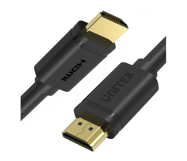 UNITEK Kabel HDMI 2.0 (krótki do terminali, 30cm) C11061BK-0.3M - 697135 - zdjęcie